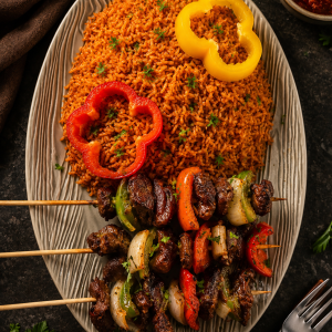 The Smoky Beef Jollof Bowl