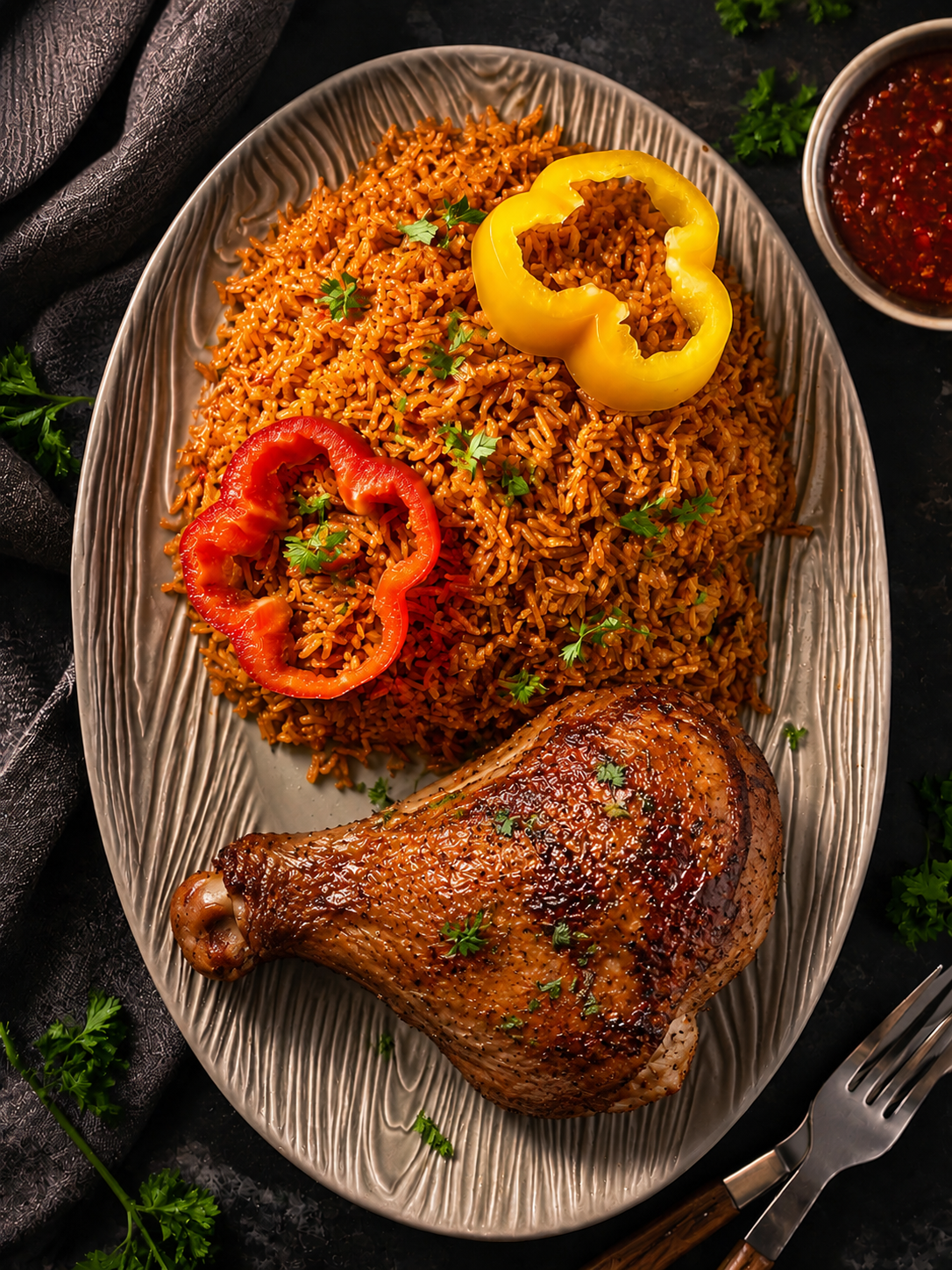 Peppered Turkey Jollof Rice
