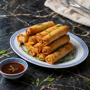 Savory Loaded Spring Rolls