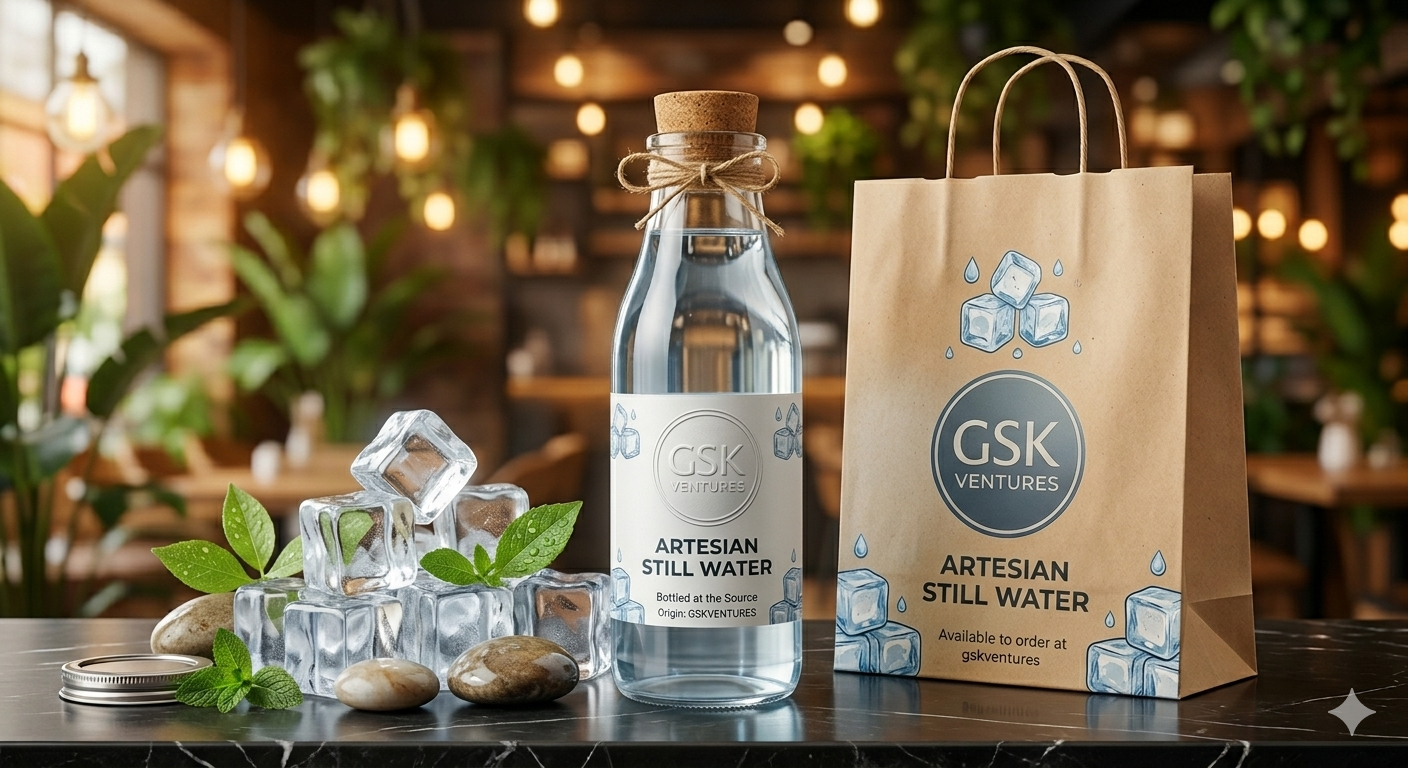Ice-Cold Bottled Water