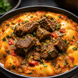 Yam Porridge & Beef