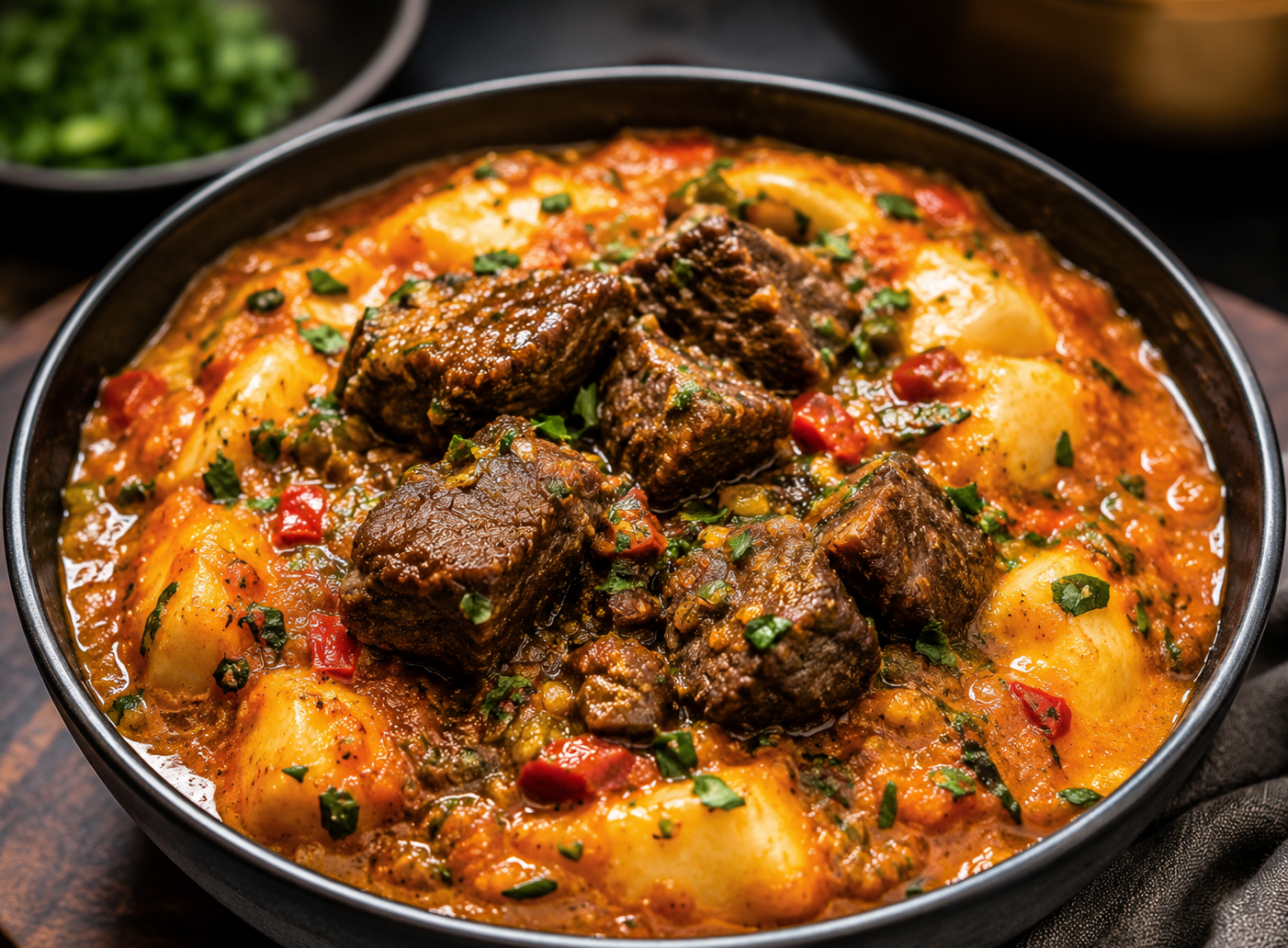 Yam Porridge & Beef